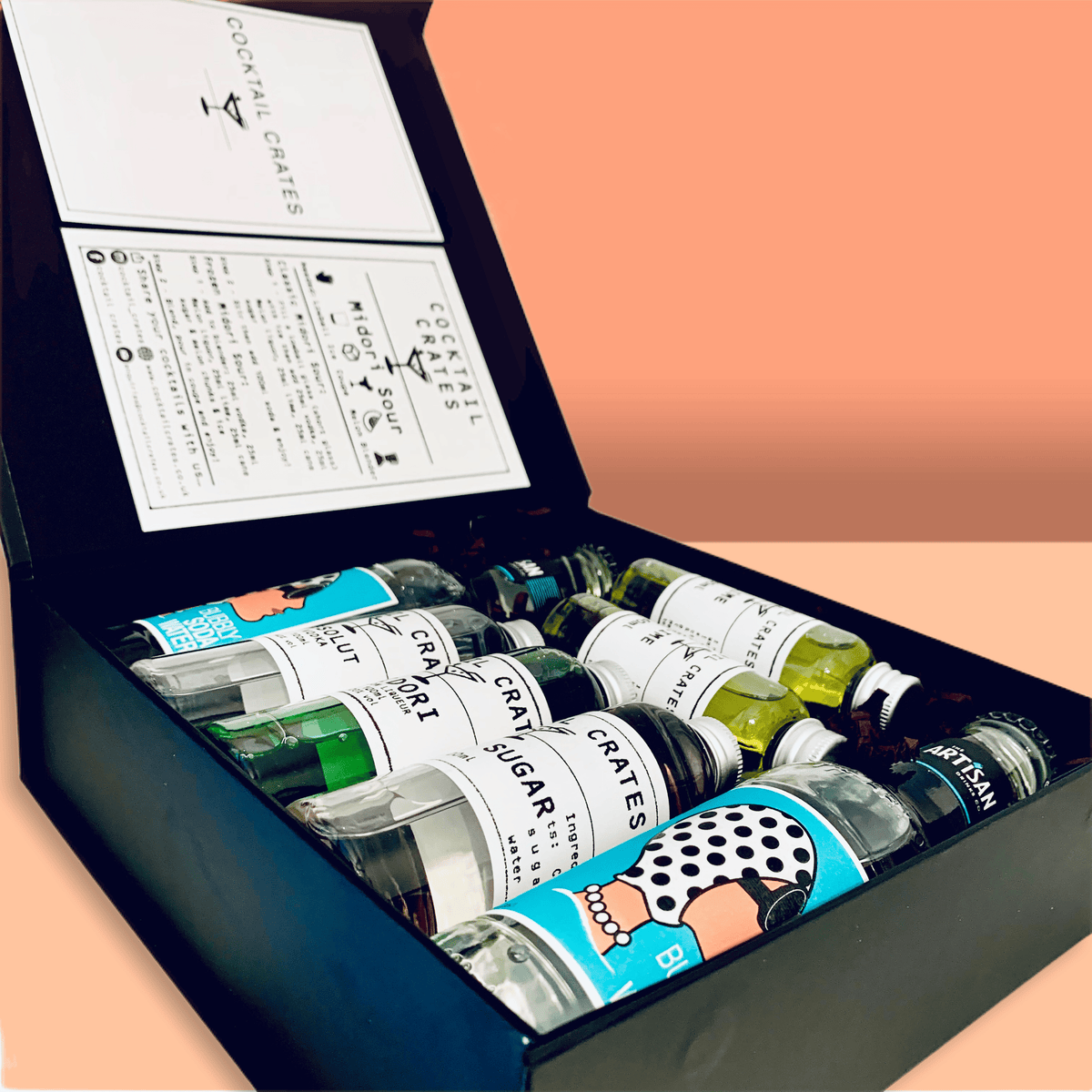 Midori Sour Cocktail Gift Box | Cocktail Crates