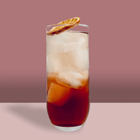 Gin Gift Sets - Americano Cocktail in a tall glass garnished with an orange