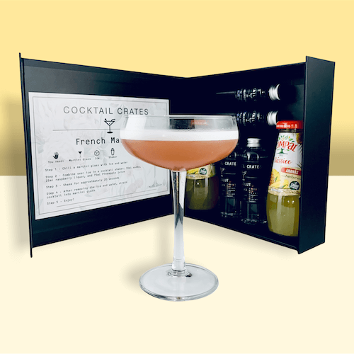 French Martini Cocktail Gift Box Vodka Gift Set