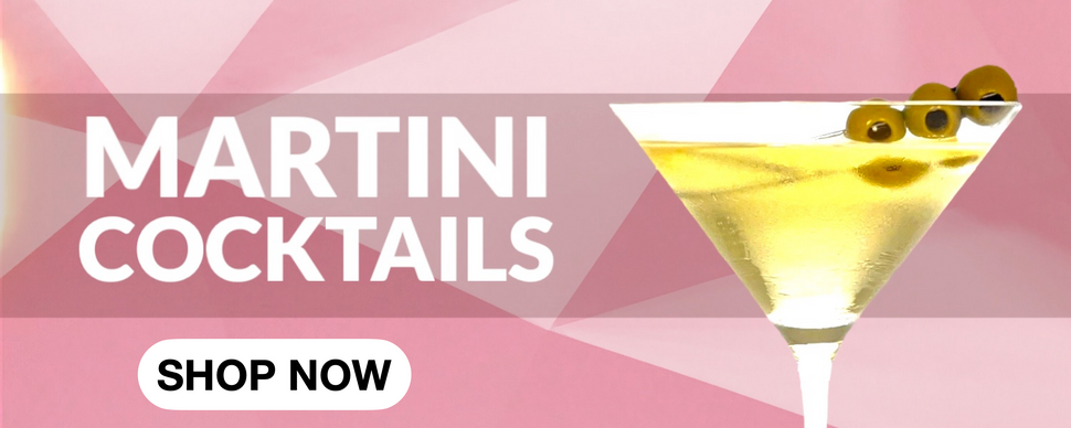 Shop the Martini Cocktail Kit Collection, with Dirty Martini Cocktail in a Glass