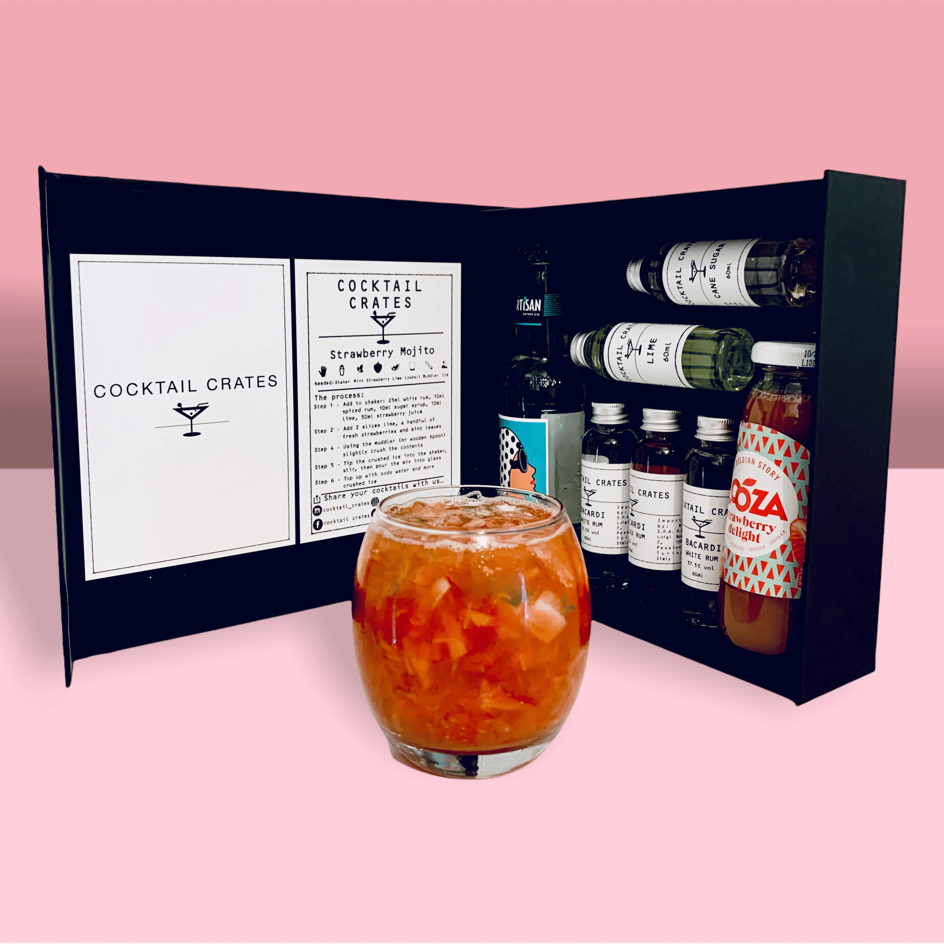 Style Kreep Strawberry Mojito Cocktail Gift Box