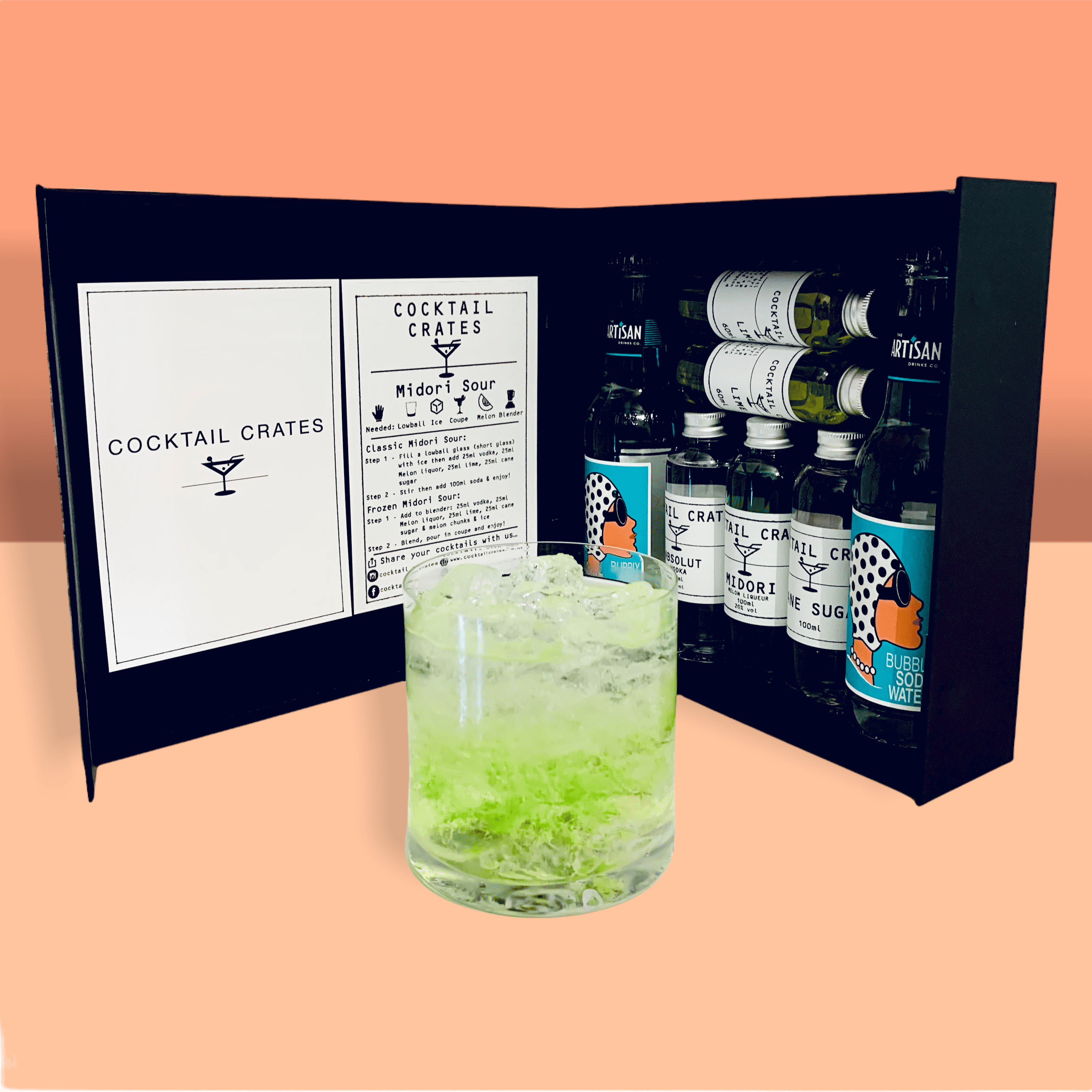 Midori Sour Cocktail Gift Box