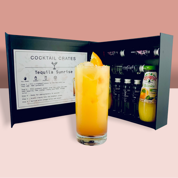 Tequila Sunrise Cocktail Gift Box